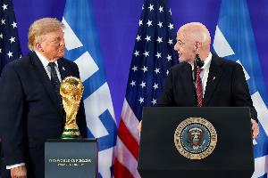 泰晤士报：FIFA准备出售世界杯股份，可能为因凡蒂诺带来巨额收入